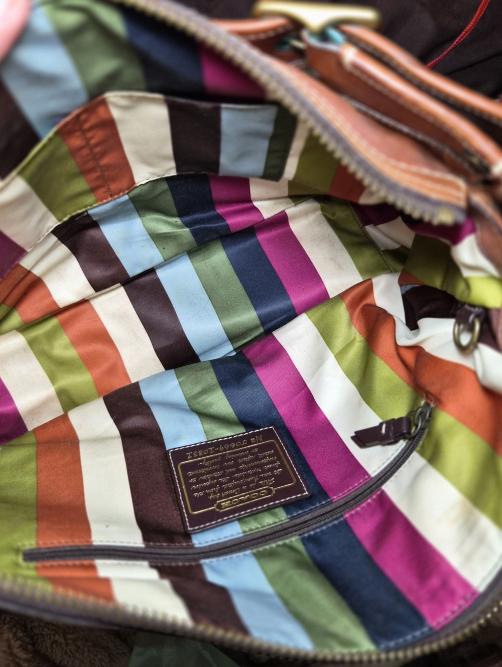 Authentic COACH Legacy Mandy Satchel 65th Anniversary Whiskey Leather #10331 - Picture 10 of 13